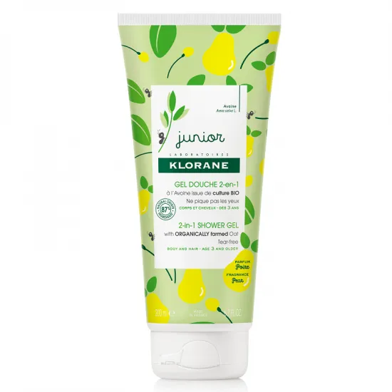 Klorane Junior Gel de Dus cu Aroma de Pere x 200ml