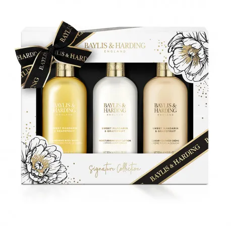Set cadou Baylis & Harding cu Mandarina dulce si Grapefruit, 3 piese, pentru femei, BH21MG3PC