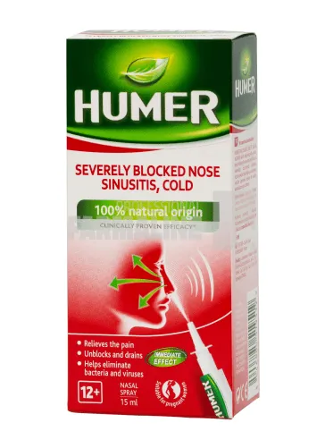 Humer Spray Sinuzita si nas infundat 15 ml