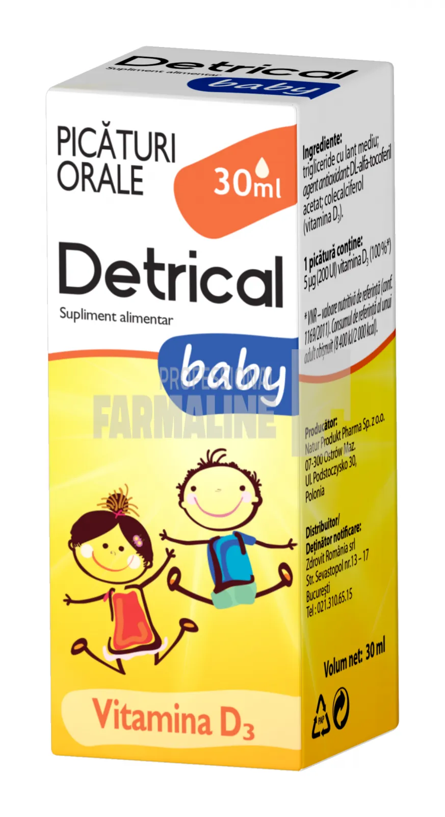 Detrical Baby Picaturi orale 30 ml