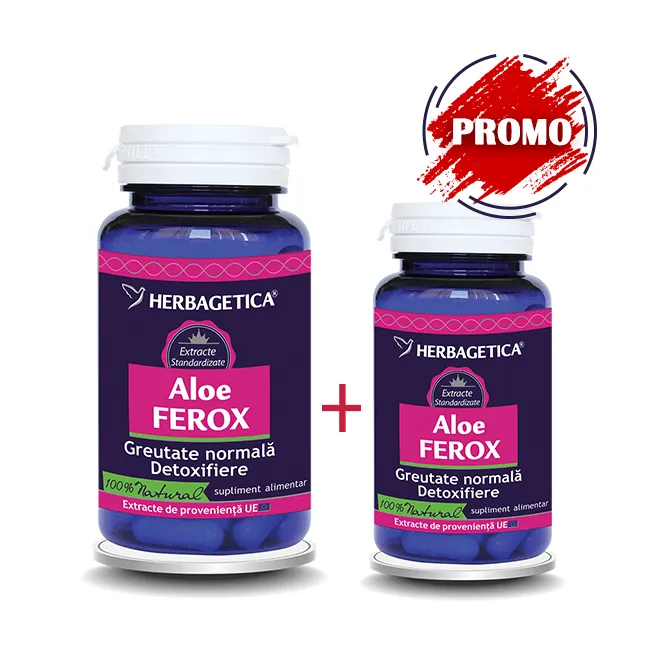 Aloe ferox x 60cps 1+1-50% (Herbagetica)
