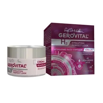 Crema remodelare pentru fata H3 Evolution Perfect Look, 50ml, Gerovital