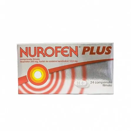 Nurofen plus , 24 comprimate