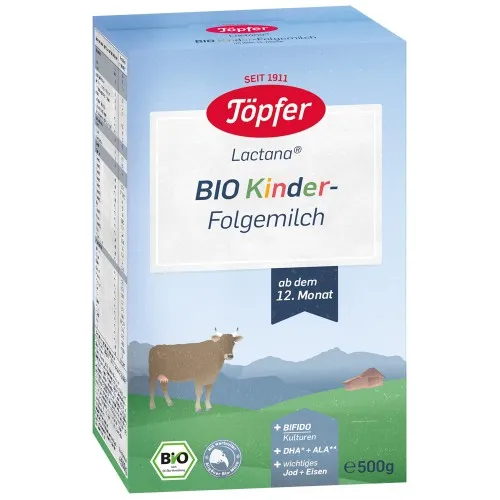 TOPFER KINDER ORGANIC FORMULA DE CONTINUARE X 500 G