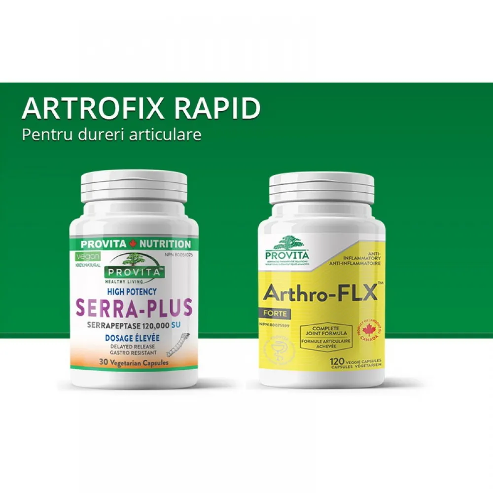 Protocol Artrofix Rapid pentru dureri articulare, Provita Nutrition