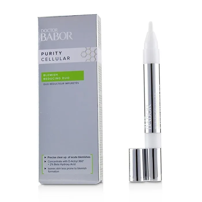 BABOR SET DUO PENTRU FATA PURITY CELLULAR CONCENTRAT ACTIV + CREMA ANTI ROSEATA 4ML