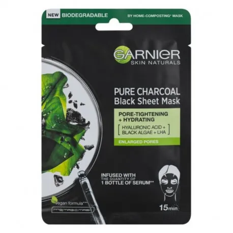 Garnier Skin Naturals Pure Charcoal Masca de fata cu extract din alge marine si carbune