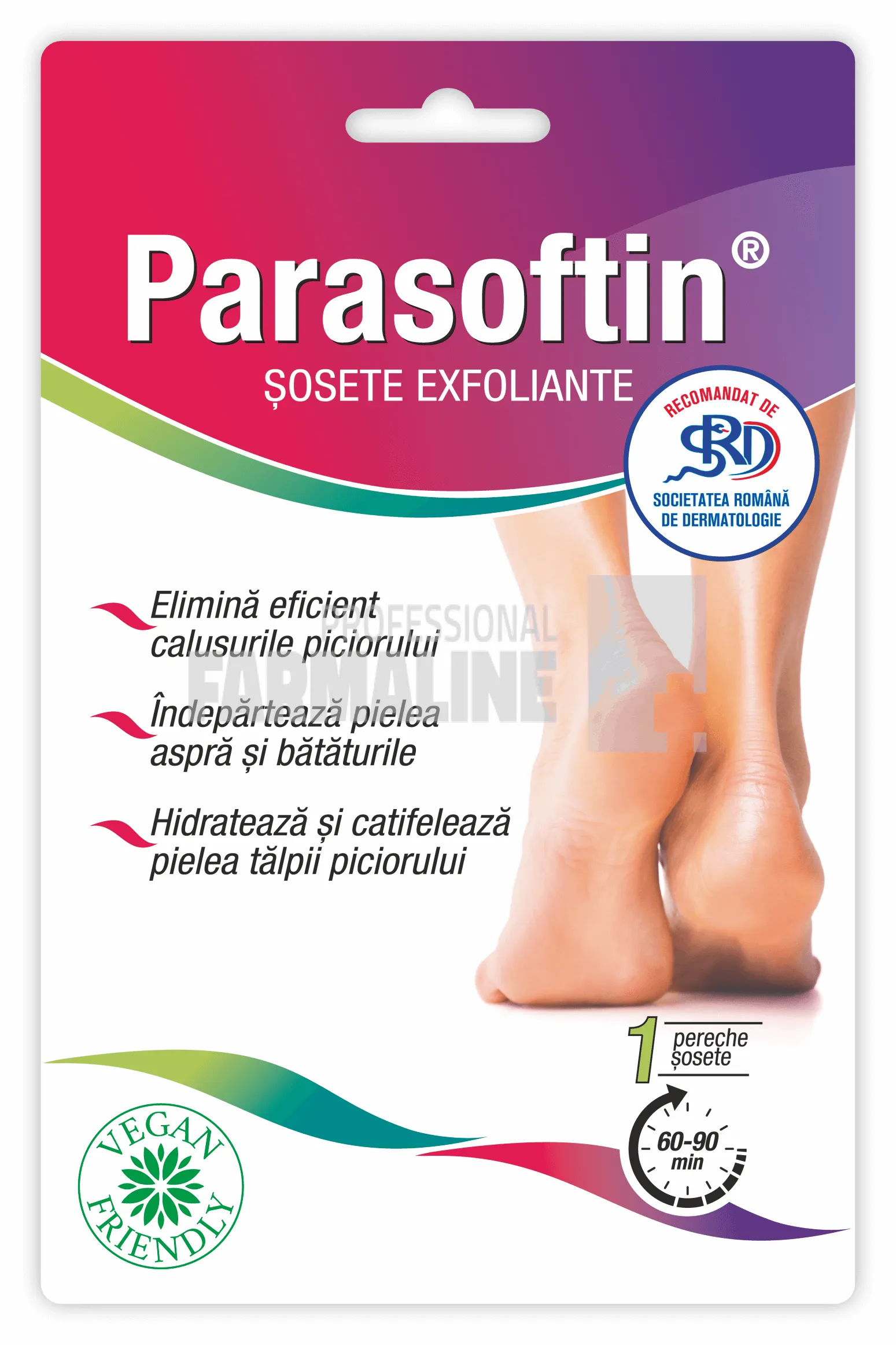 Parasoftin Sosete Exfoliante 40 ml