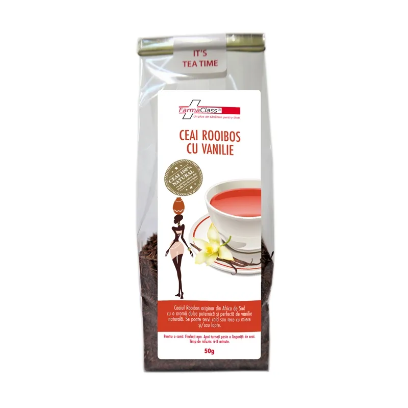 FarmaClass Ceai Rooibos cu Vanilie 50g