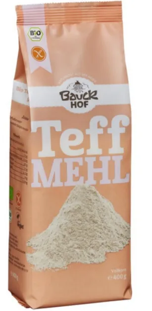Faina de teff fara gluten ECO 400g, Bauck Hof