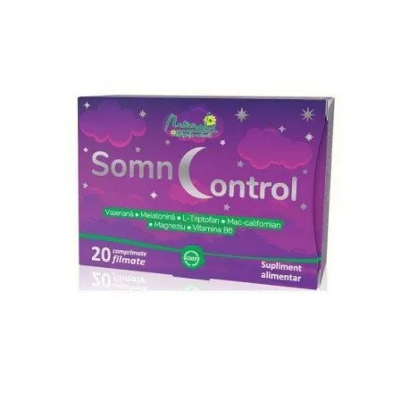 Naturalis SomnControl, 20 comprimate