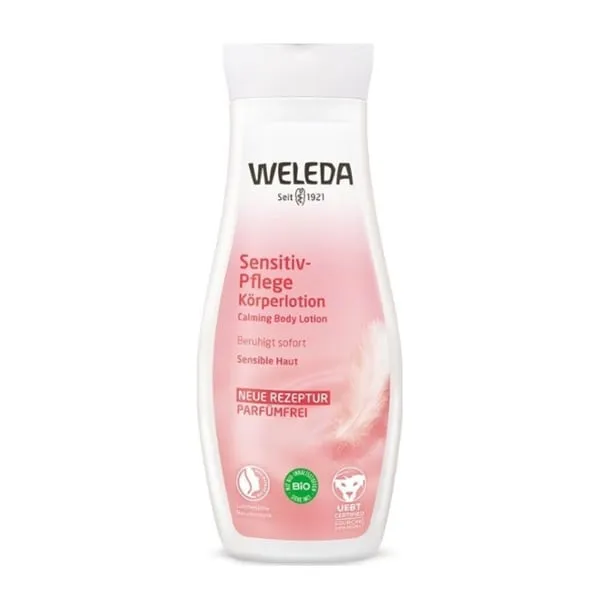 Lotiune de corp cu migdale pentru piele sensibila, 200 ml, Weleda