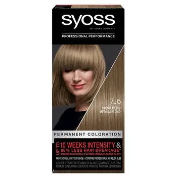Vopsea pemanenta Color Baseline 7-6 Blond Mediu, 115ml, Syoss