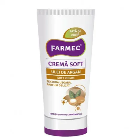 Farmec, Crema soft nutritiva cu ulei de argan, 150 ml