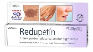 Crema Redupetin, pentru reducerea petelor pigmentare, 20 ml, Zdrovit