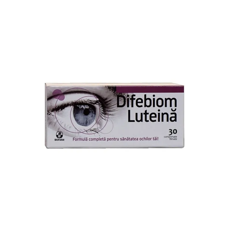 Difebiom Luteina,30 comprimate filmate