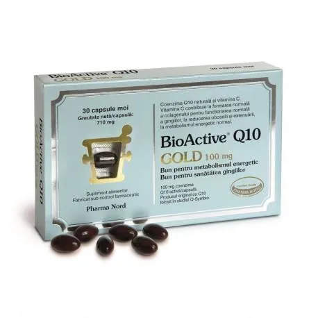 Bio Active Q10 Gold 100 mg, Pharma Nord, 30 capsule moi