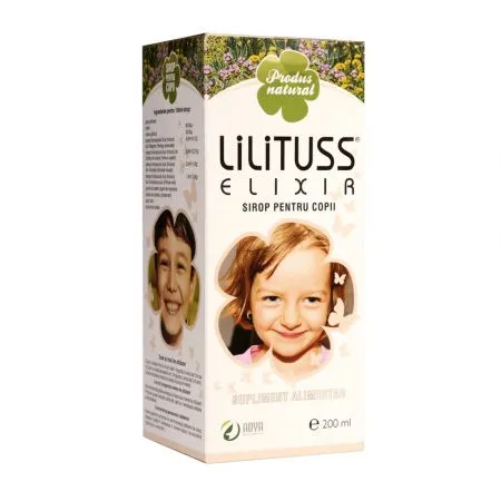 Sirop pentru copii Lilituss Elixir, 200 ml, Adya