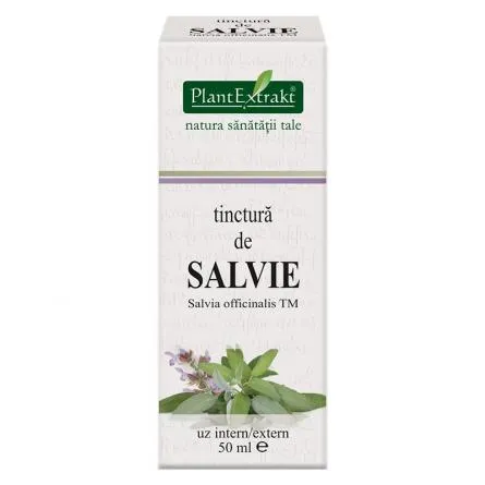 Tinctura de salvie, 50 ml, Plantextrakt