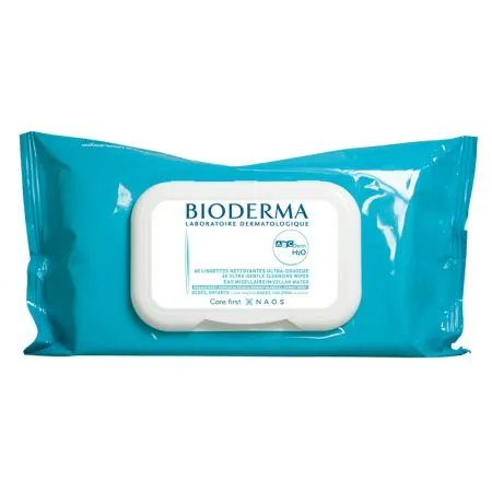 Servetele umede de curatare pentru copii ABCDerm, 60 bucati, Bioderma