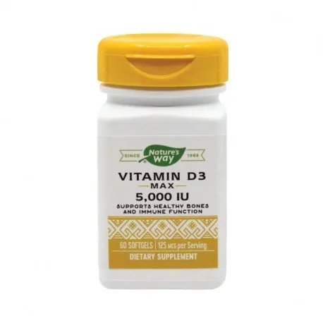 Secom Vitamin D3 5000UI, 60 capsule