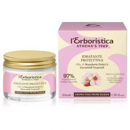 Crema de fata vegana cu ulei de migdale dulci, 50 ml, L'Erboristica