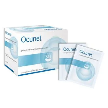 Ocunet Servetele oculare sterile, 20 bucati, SIFI