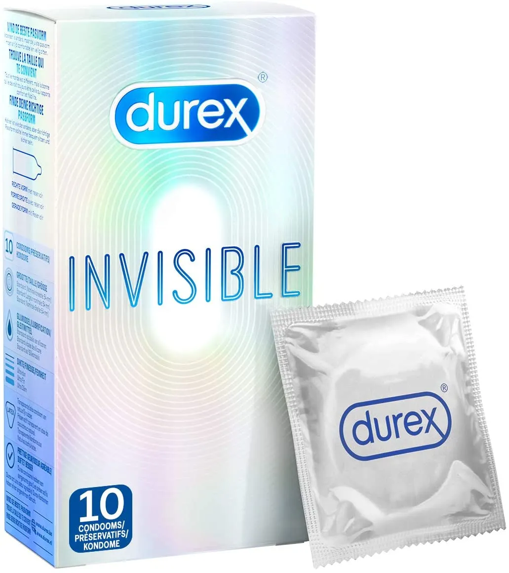 Durex Invisible Extra Sensitive x 10 bucati