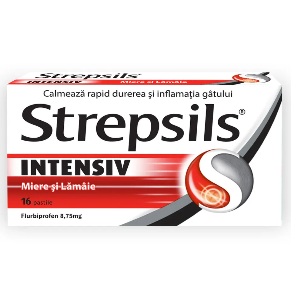 STREPSILS INTENSIV MIERE SI LAMAIE 16 PASTILE