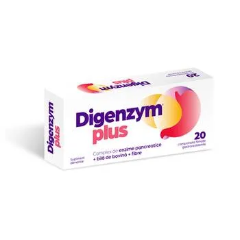 Digenzym Plus, 20 comprimate, Labormed