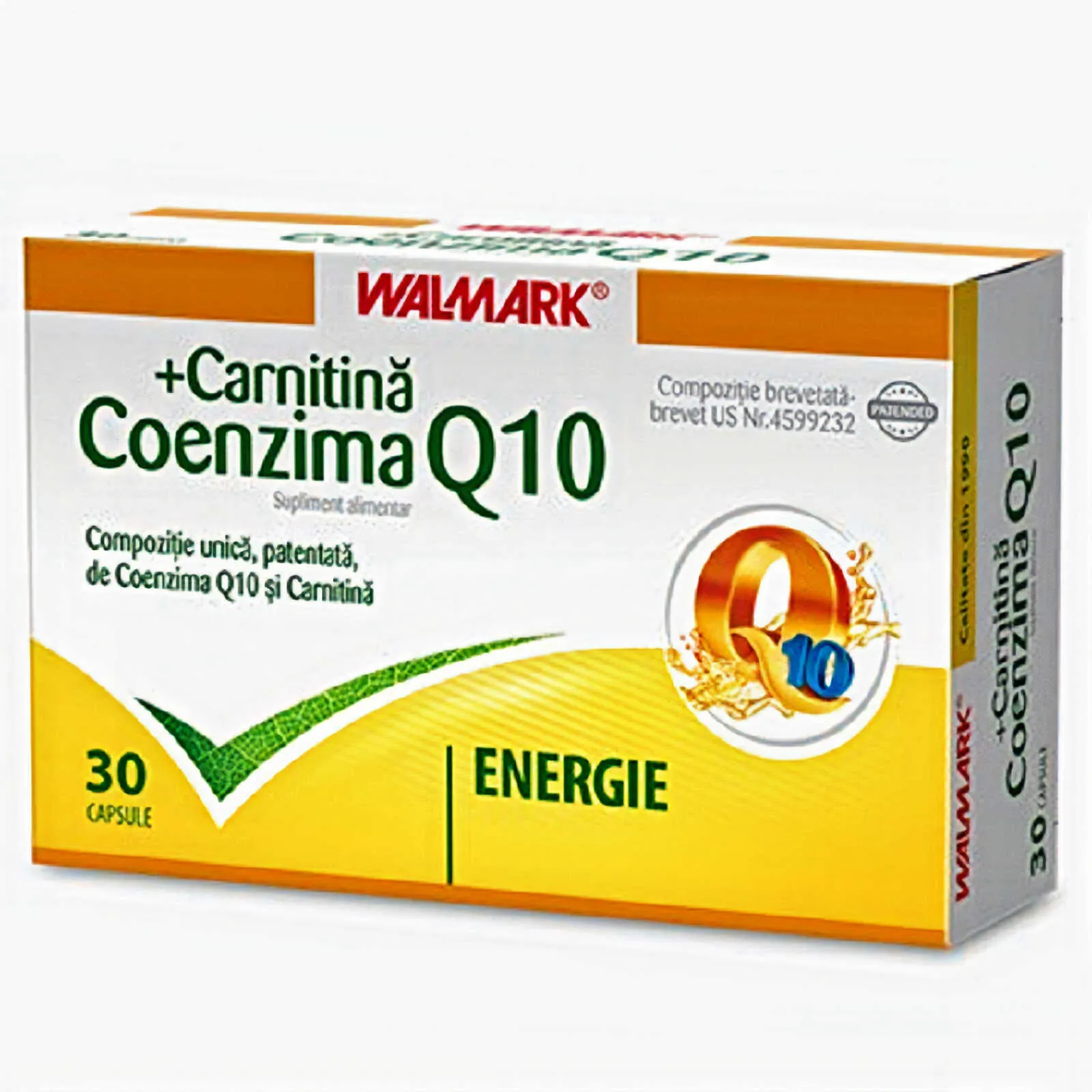 Coenzima Q10 10 mg + carnitina x 30 capsule, Walmark