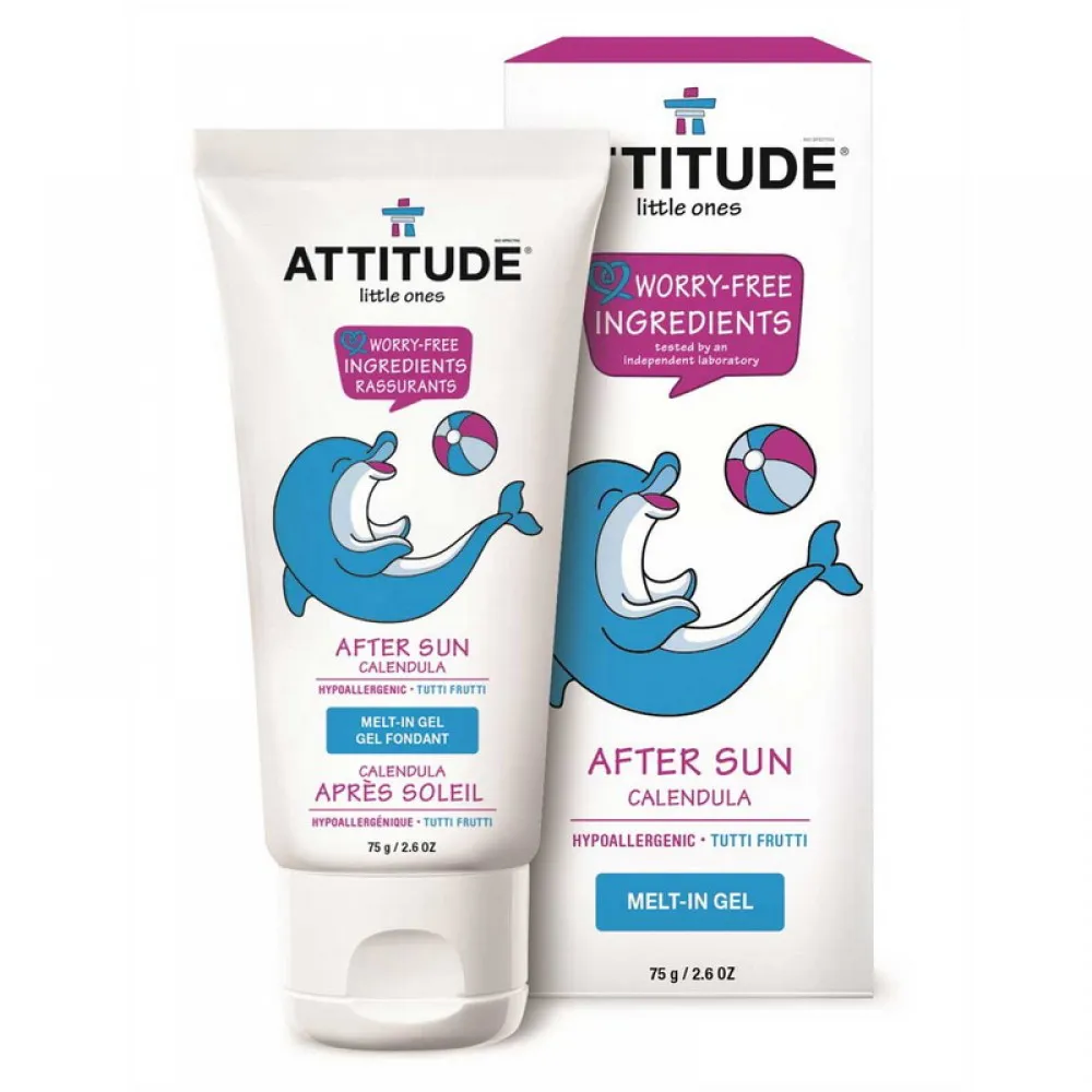 Lotiune de corp AFTER SUN, galbenele si fructe (75 grame), Attitude