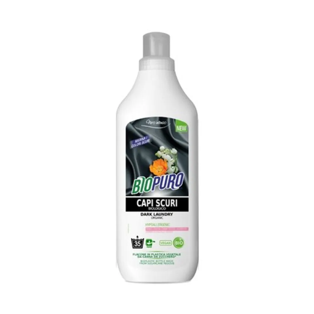 Detergent hipoalergen pentru rufe negre bio 1000ml Biopuro