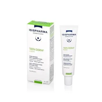 Gel crema pentru acnee severa Teen Derm Alpha Pure, 30ml, Isis Pharma