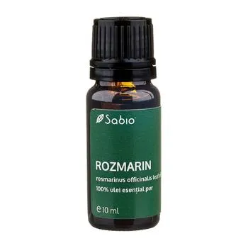 Ulei esential pur de rozmarin (rosmarinus officinalis leaf), 10ml, Sabio