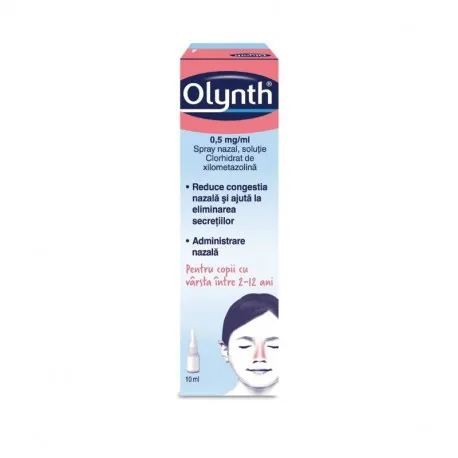 Olynth® 0,5 mg/ml spray nazal solutie, 10ml