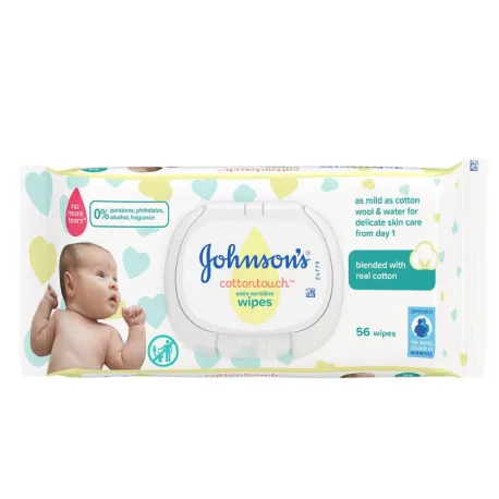 Johnson's Baby Servetele Cotton Touch 56's