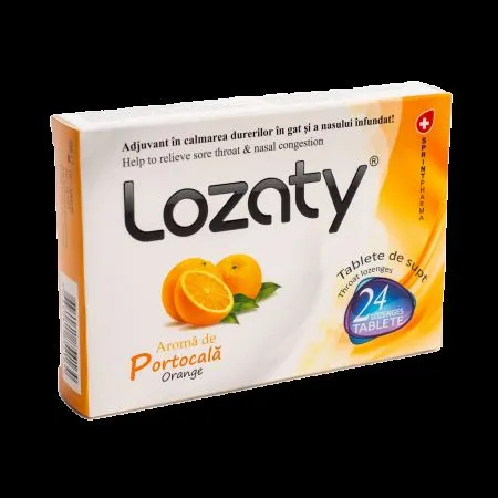 Lozaty portocala, 24 tablete, Meksmar