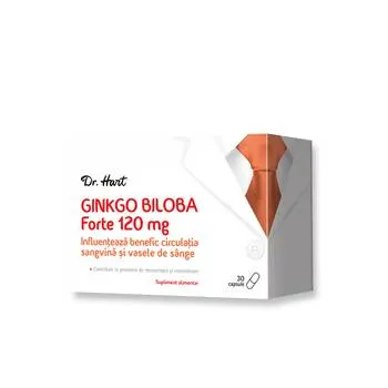 Ginkgo Biloba Forte 120 mg, 30 capsule, Dr.Hart