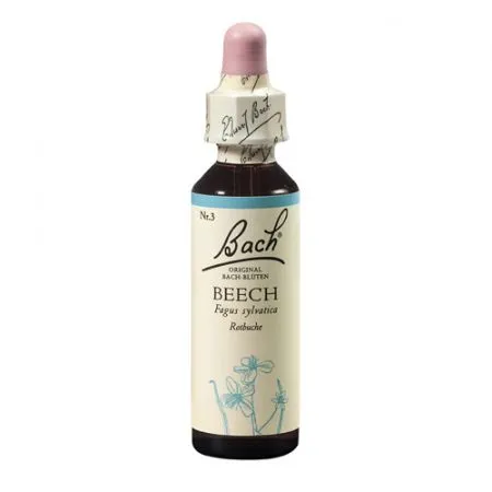 Picaturi cu fag Beech Original Bach, 20 ml, Rescue Remedy