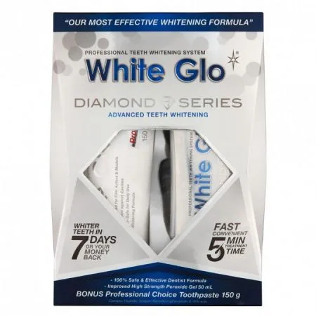 Kit Tratament Diamond Series, 50 ml + Pasta de dinti Professional Choice, 100 ml, White Glo