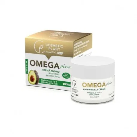 Cosmetic Plant Crema antirid hranitoare revitalizanta cu Omega 3,6,7,9 si ulei de avocado, 50ml