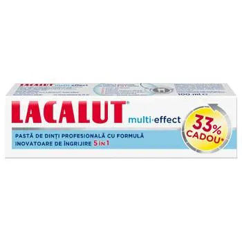 Pasta de dinti Multi-effect, 75ml + 33% Gratuit, Lacalut
