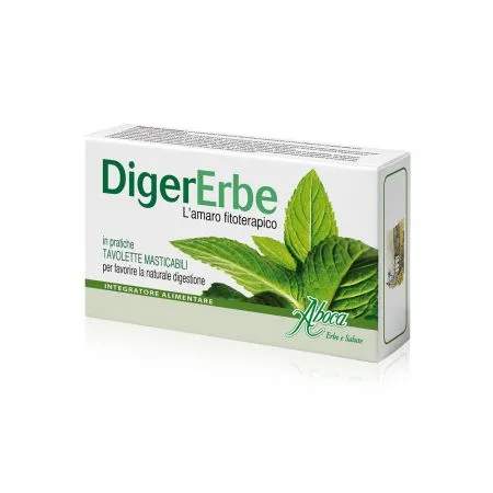 DigerErbe, 30 tablete masticabile, Aboca