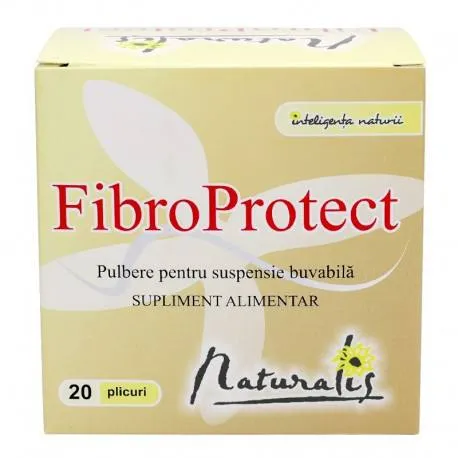 Naturalis FibroProtect, 20 plicuri, digestie sanatoasa