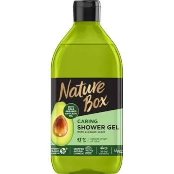 Gel de dus cu ulei de avocado 100% presat la rece, 385ml, Nature Box