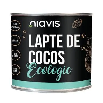 Bautura vegetala ecologica din lapte de cocos, 200ml, Niavis