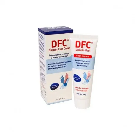 DFC Diabetic Foot Cream, crema pentru picioare, 75g