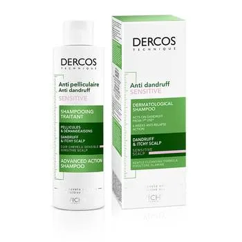 Sampon anti-matreata pentru scalp sensibil, 200ml, Dercos