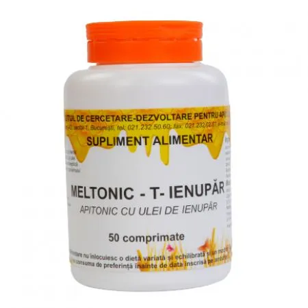 Meltonic T Ienupar, 50 comprimate, Institutul Apicol